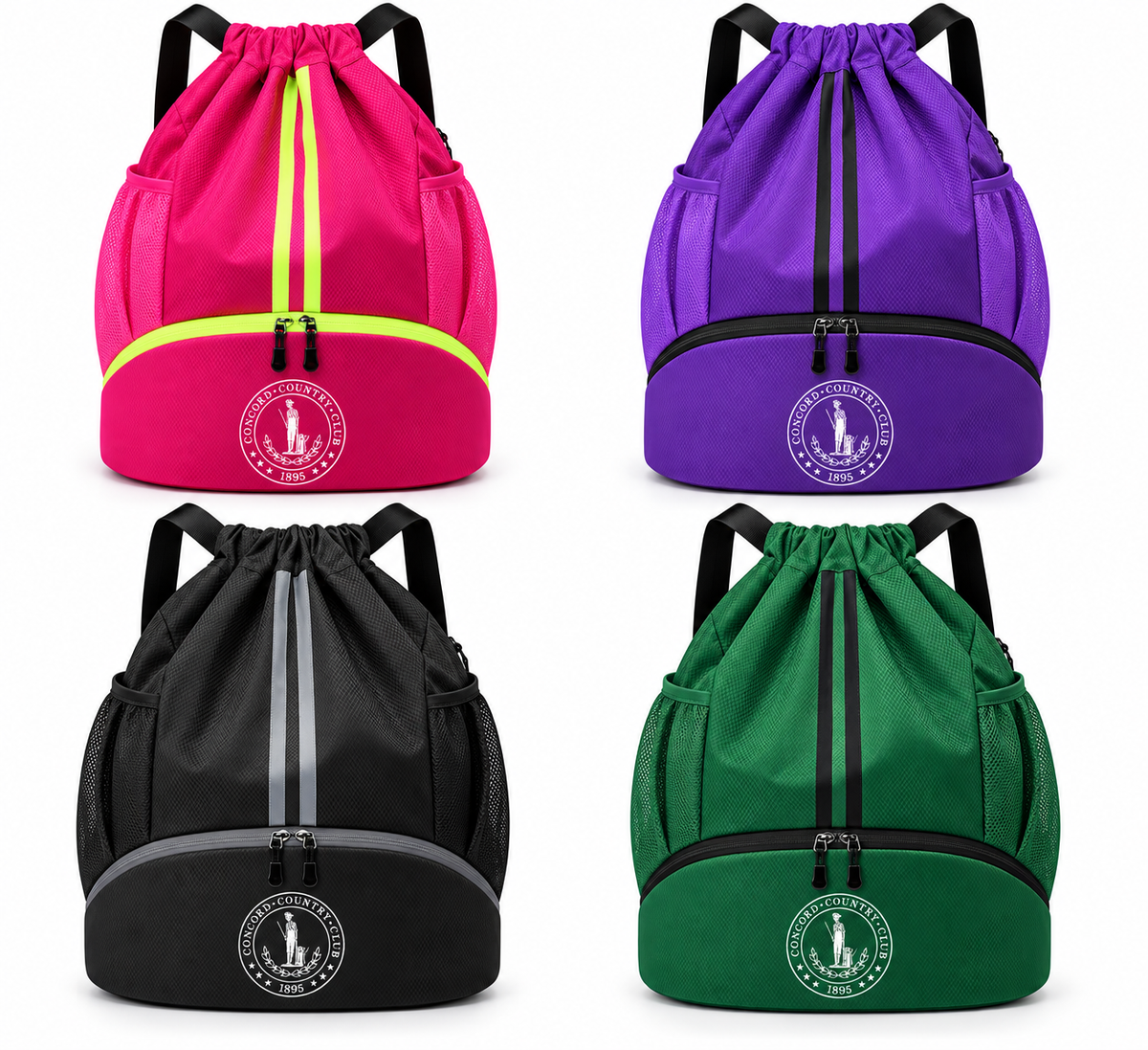 CCC Drawstring Bag with Shoe Pouch